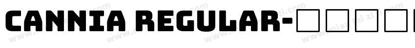 Cannia Regular字体转换